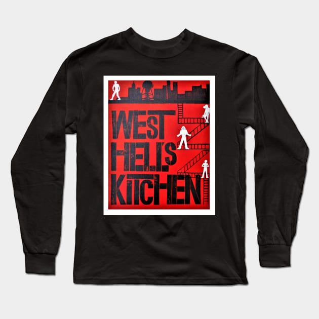 West Hell's Kitchen Long Sleeve T-Shirt by redroachart